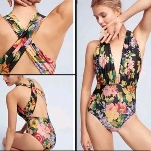 Allihop Anthropologie Small one piece Swimsuit